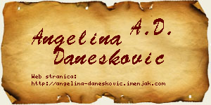 Angelina Danesković vizit kartica